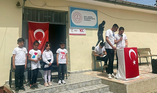 4 Mevcutlu okulda 23 Nisan kutlaması