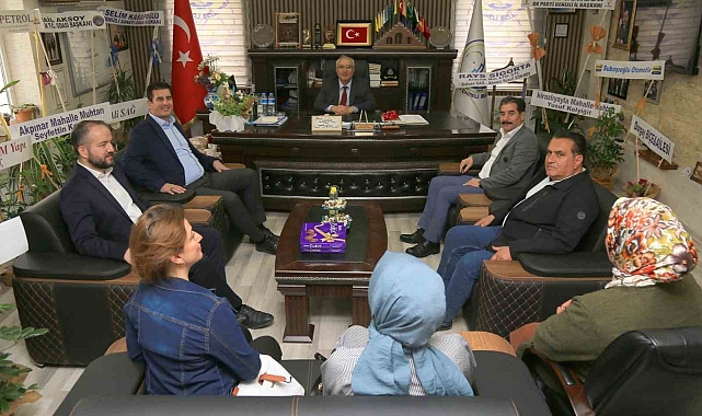 Başkan Güngör, Başkan Arslan'a hayırlı olsun ziyaretinde bulundu
