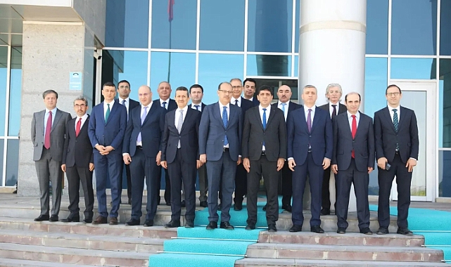 İki Ülkenin Sayıştay Başkanlarından Rektör Alma'ya ziyaret