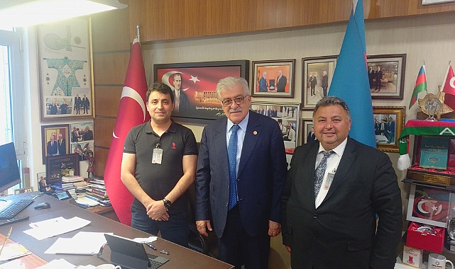İlçe Müdürü Birge, TMBB'de Vekil Ayrım'ı ziyaret etti