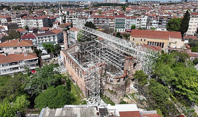 İmrahor İlyas Bey Camii'ne uzay kafes: 100 yıl sonra üstü kapatılacak