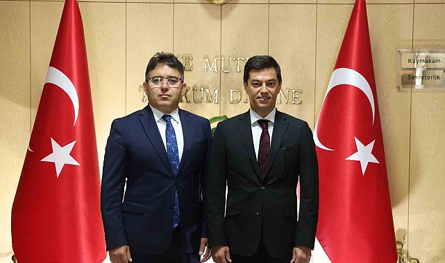 Kaymakam Kaya, Başkan Ünlü'yü ağırladı