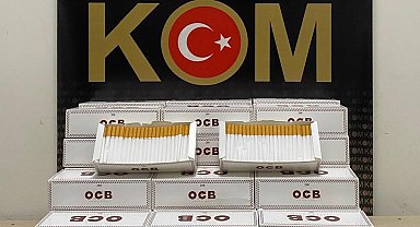 50 bin boş makaron ele geçirildi