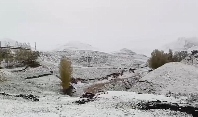 Ağrı'da köyler, beyaza büründü