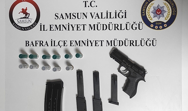 Araçtan havaya ateş eden magandalar, yakalandı