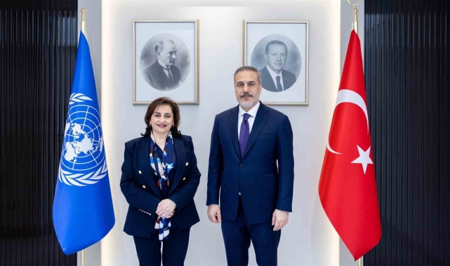 Bakan Fidan, BM Kadın Birimi İcra Direktörü Bahous'u kabul etti