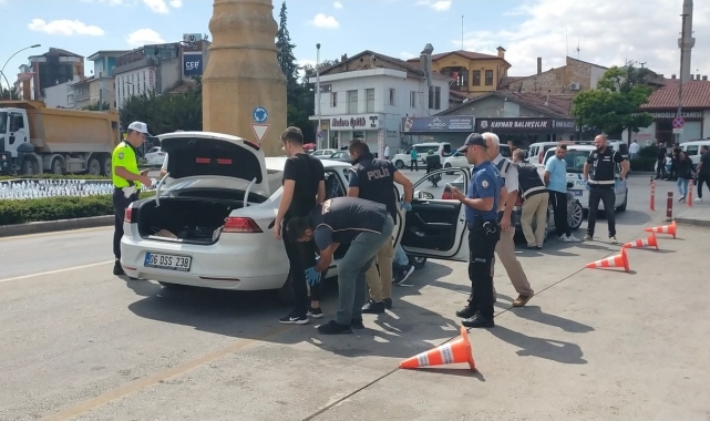 Çorum polisinden şok denetim