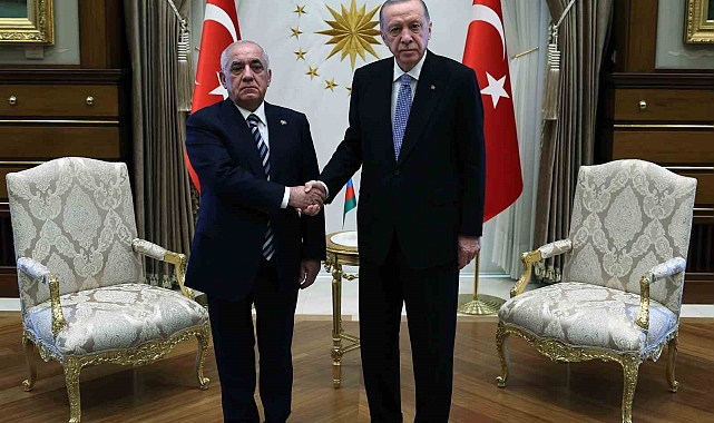 Cumhurbaşkanı  Recep Tayyip Erdoğan, Asadov'u kabul etti