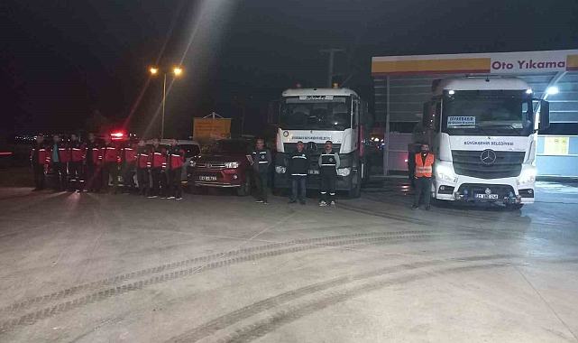 Diyarbakır'dan Cizre'ye araç ve personel desteği