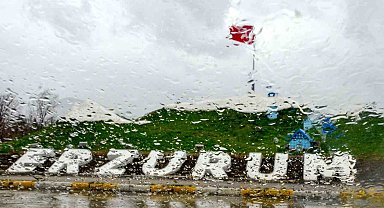 Erzurum için yağış uyarısı