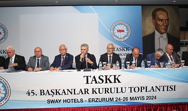 Erzurum'da, TASKK Kurulu ve TFF Kurulu Toplantısı Yapıldı