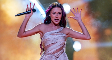 Eurovision'da İsrail temsilcisi şarkıcı Eden Golan, 100 araçlık polis konvoyuyla arenaya gitti