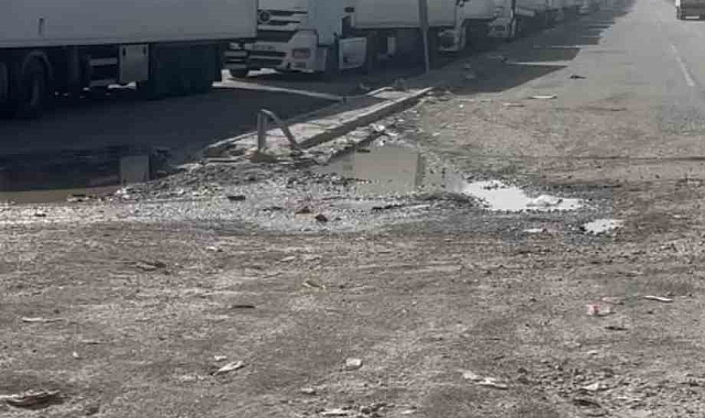 Gürbulak Gümrük Kapısı'nda bekleyen tır sürücüleri, yetkililerden yardım istedi