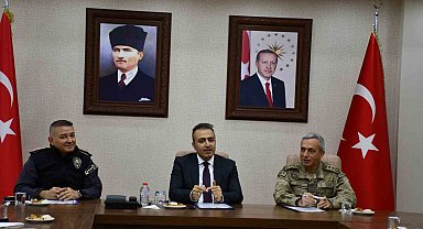 Güvenlik ve asayiş değerlendirme toplantısı yapıldı