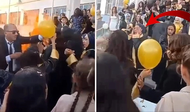 Helyum gazlı balonlar patladı 8 öğrencinin çeşitli yerlerinde yanıklar oluştu