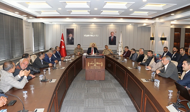 Iğdır'da  Asayiş ve Güvenlik Toplantısı yapıldı