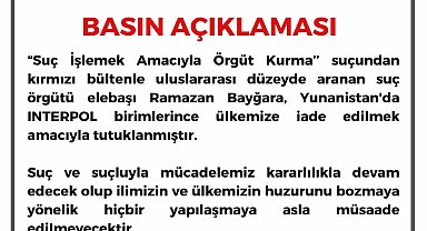 İnterpol tarafından aranan suç örgütü elebaşı Yunanistan'da yakalandı