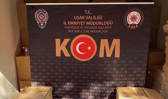 Kaçak makaron ele geçirildi