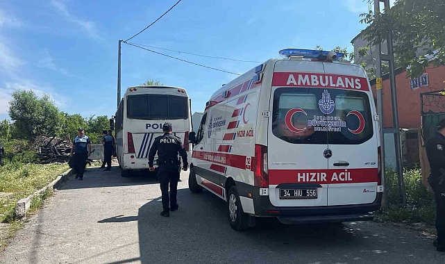 Kaçak yapıların yıkımı sırasında gerginlik yaşandı