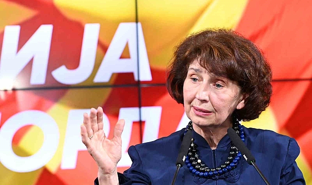 Kuzey Makedonya'nın yeni cumhurbaşkanı Gordana Siljanovska Davkova oldu