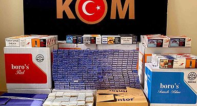 Polisten kaçak sigara operasyonu
