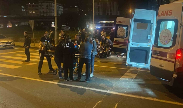 Rize'de otomobilin çarptığı yabancı uyruklu 2 kadın yaralandı