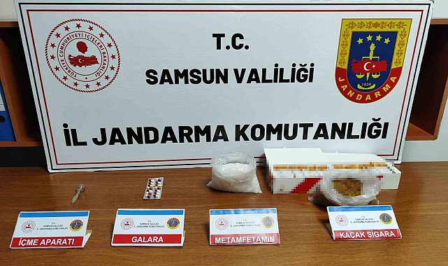 Samsun'da Jandarmadan uyuşturucu operasyonu yaptı