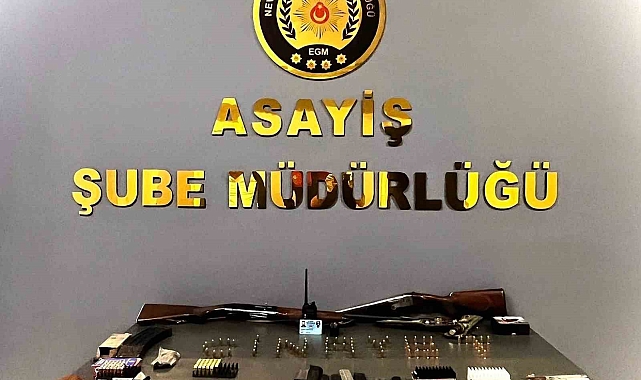 Silah kaçakçılığından aranan şahsın evinden cephane çıktı