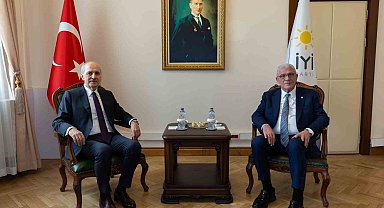 TBMM Başkanı Kurtulmuş, İYİ Parti'yi ziyaret etti