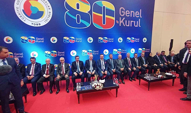 TOBB 80. Genel Kurulu akşam yemeği ATO Congresium'da gerçekleştirdi