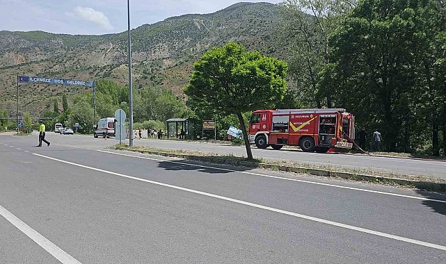 Un yüklü kamyon, Çoruh Nehrine uçtu