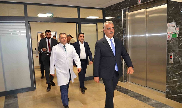 Ahlatcı'dan Onkoloji Tanı ve Tedavi Merkezi'ne ziyaret