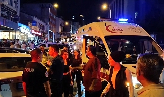 Alkollü sürücüye meydan dayağı atılmasının ardından, ortalık savaş alanına döndü