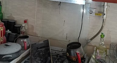 Aspiratörde biriken yağlar yangına neden oldu