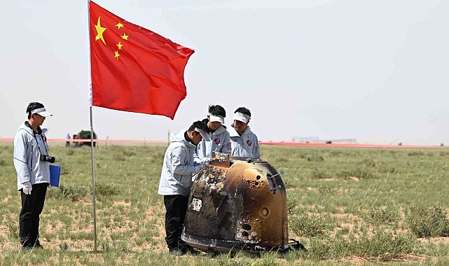 Ay'ın karanlık yüzüne gönderilen Chang'e-6 Dünya'ya döndü