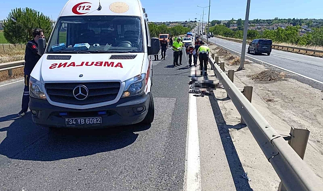 Bariyerlere Çarpan Motosiklet Sürücüsü Hayatını Kaybetti