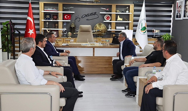 Cantürk Alagöz, Oğuzhan Yalçın ile birlikte Muhsin Dere'yi ziyaret etti