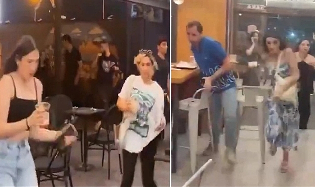 "Cenk, cihat, şehadet" sloganlarını duyan müşteriler, kaçacak yer aradı