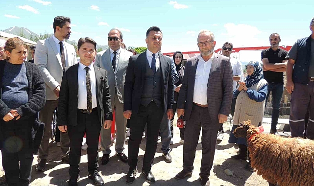 Erzurum engelsiz yaşam merkezinde temel atma töreni