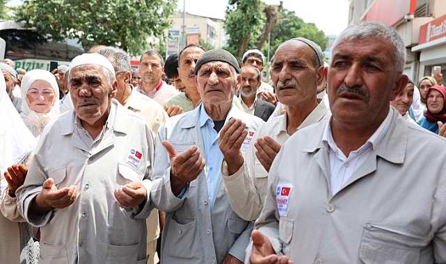 Hacı adayları kutsal topraklara uğurlandı