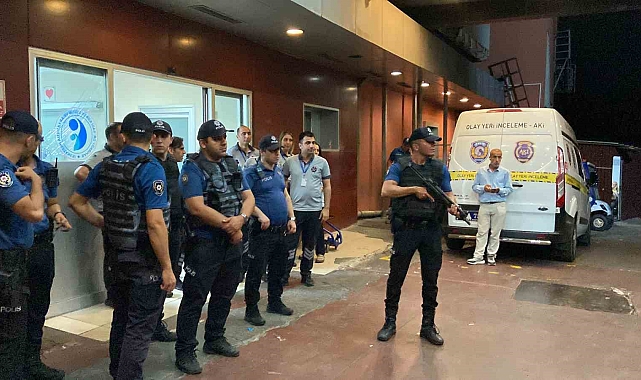 Hastane bahçesinde silahlı çatışma. saldırganlar kaçtı
