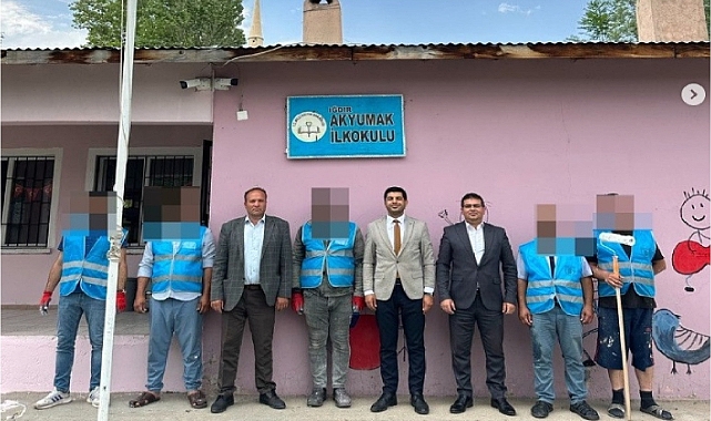 Iğdır Denetimli Serbestlik ile okullar güzelleşiyor
