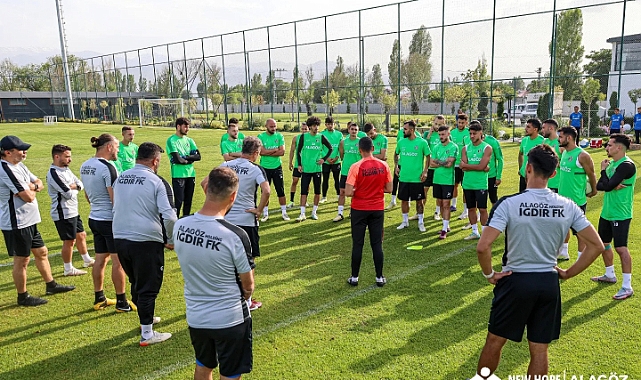 Iğdır Spor Final maçı hazırlıklarını tamamladı