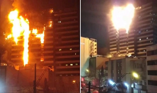 İran'da özel bir hastanede çıkan yangında 9 kişi öldü 15 kişi yaralandı