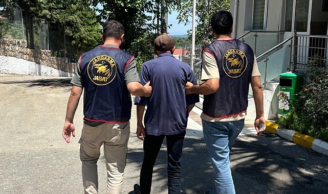 Jandarma,  5 yıl 7 ay 15 gün hapis cezası ile 11 yıldır aranan şahısı yakaladı