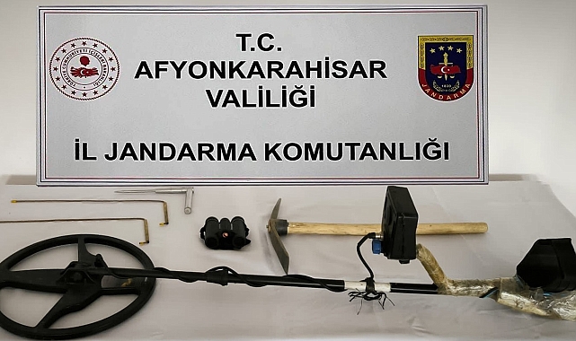Jandarmadan, define avcılarına suçüstü