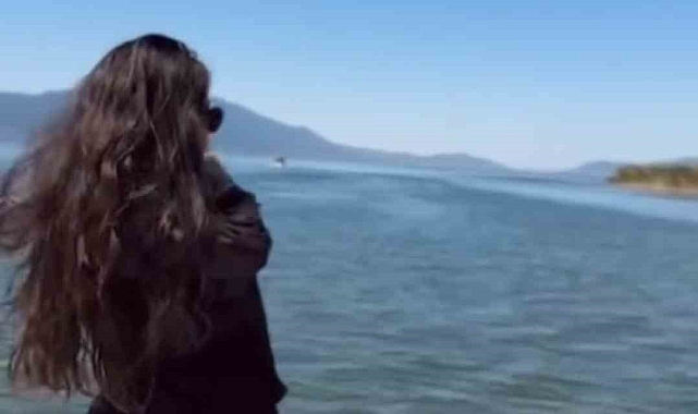 Kendisine mezar olan gölün kenarında 1 hafta önce video çekmişti