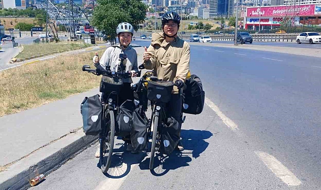Portekiz'den Çin'e Bisiklet Yolculuğu: Türkiye'ye gelen Çinli çift 108 günde 6 bin kilometre pedal çevirdi