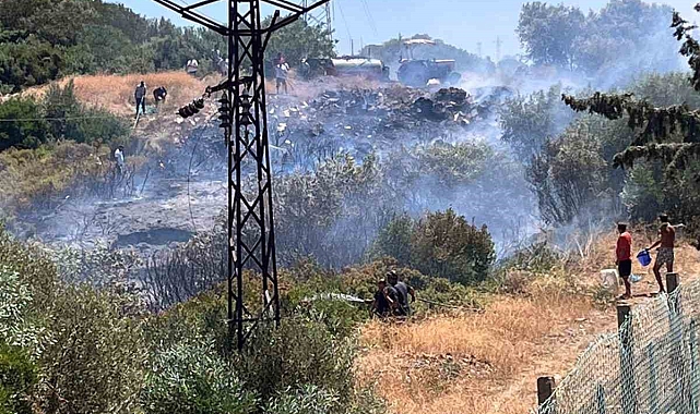 Trafo patladı, alevler yayılmadan önlendi