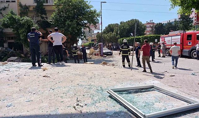 Tüp bomba gibi patladı